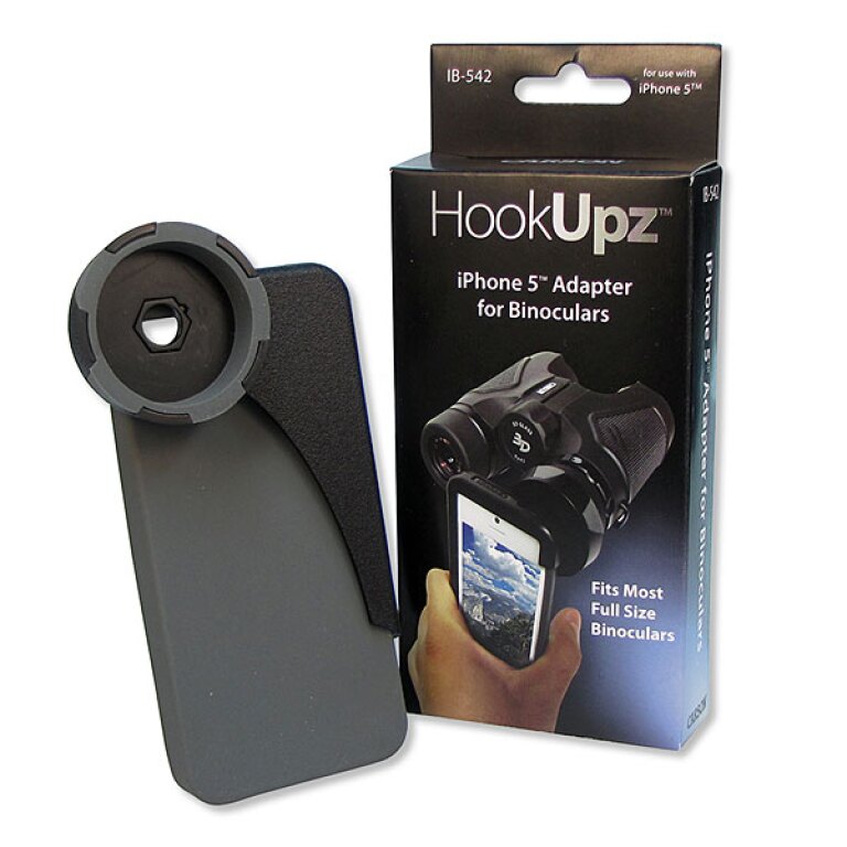 iPhone 5 adaptor turns binoculars into a telephoto lens