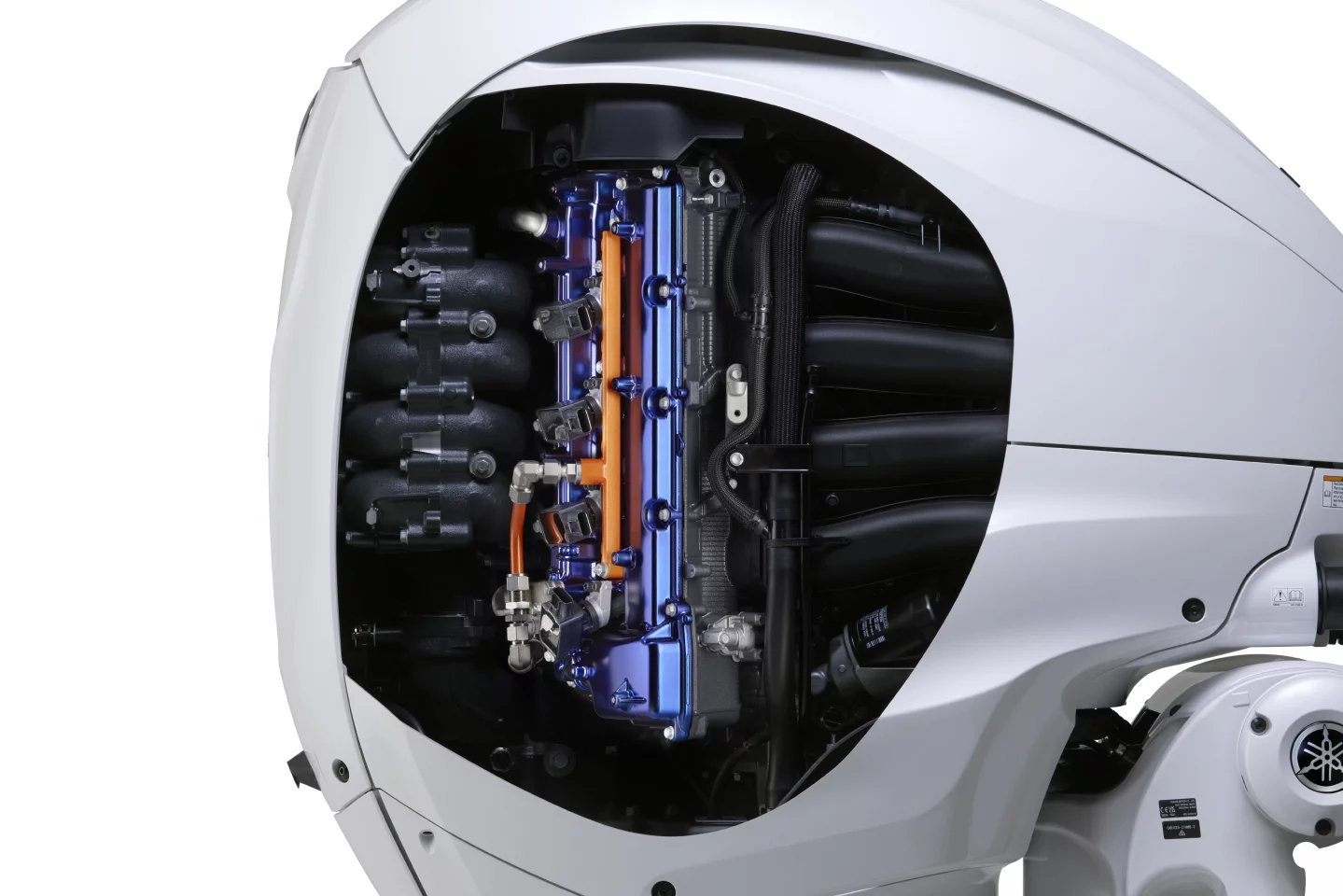 Closer look into the hydrogen outboard's internals