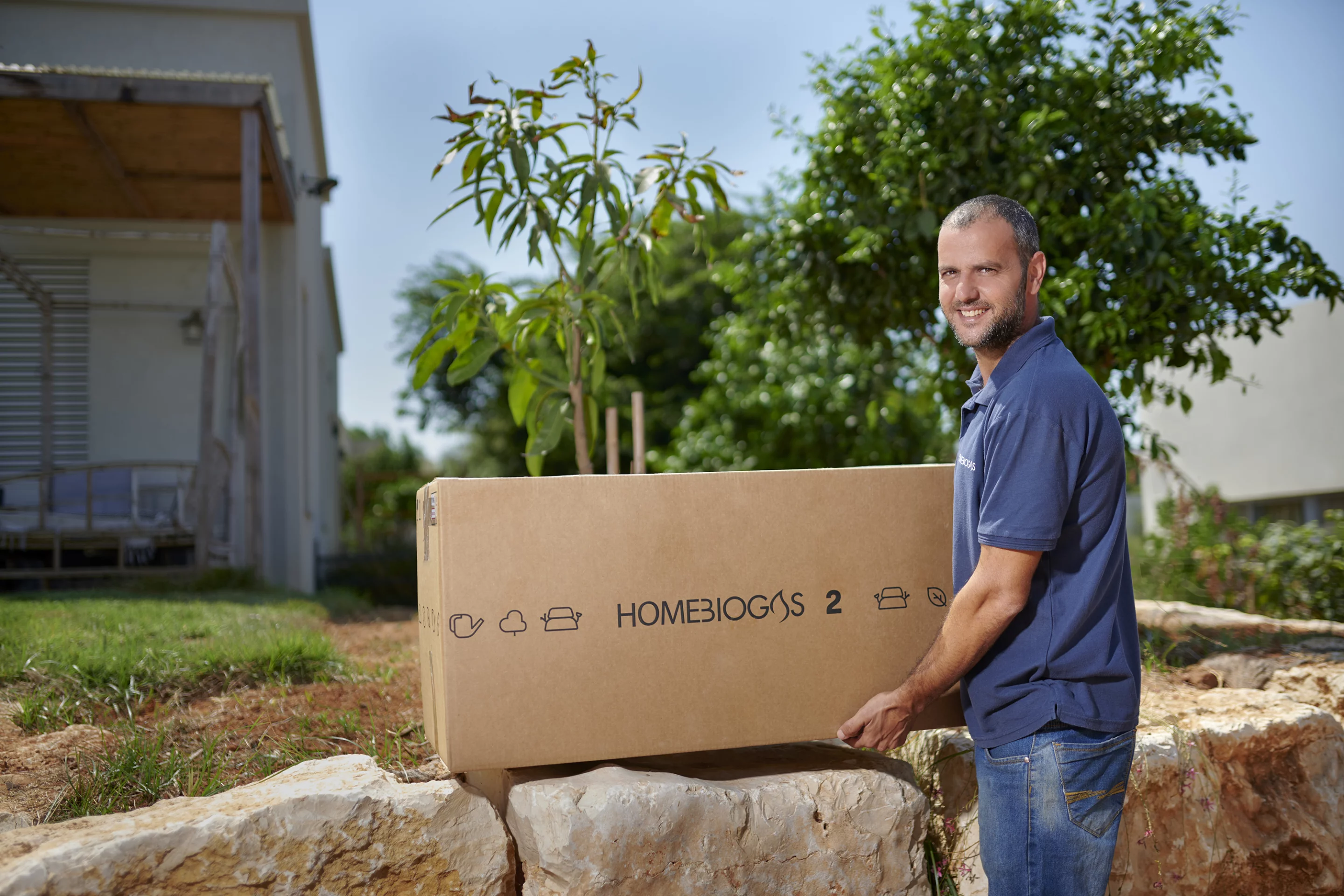 The latest HomeBiogas machine can be assembled in two hours