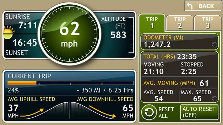 TripMaker RVND 5510 GPS screenshot