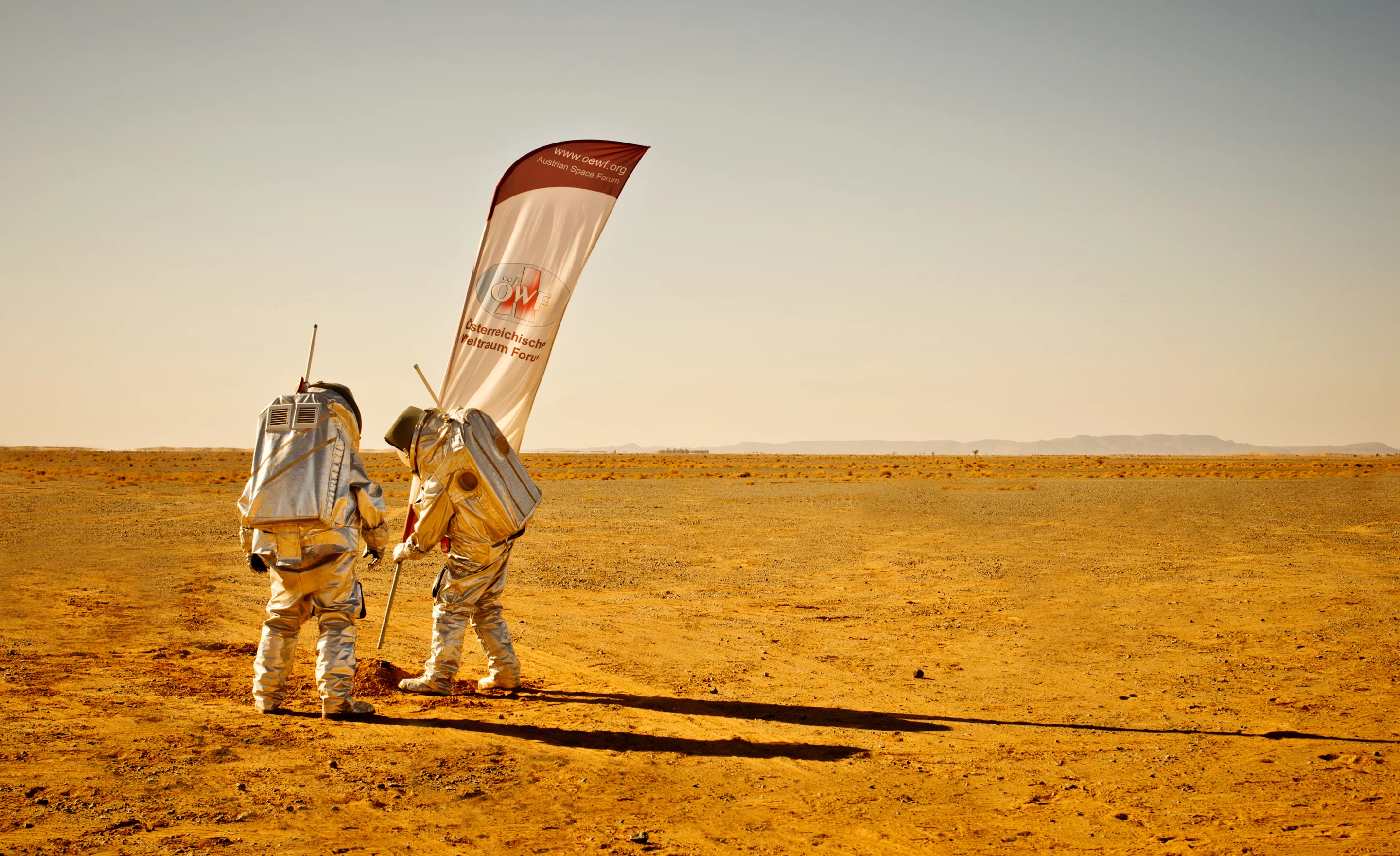 Landing on "Mars" in Morocco (Photo: OeWF/Katja Zanella-Kux)