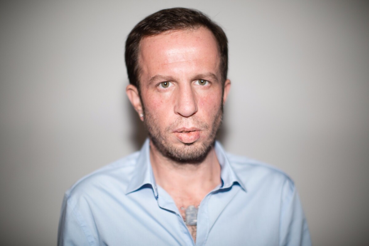 Cyborg Nest CEO and co-founder Liviu Babitz with the North Sense