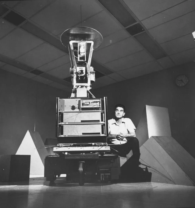 Charles Rosen with Shakey