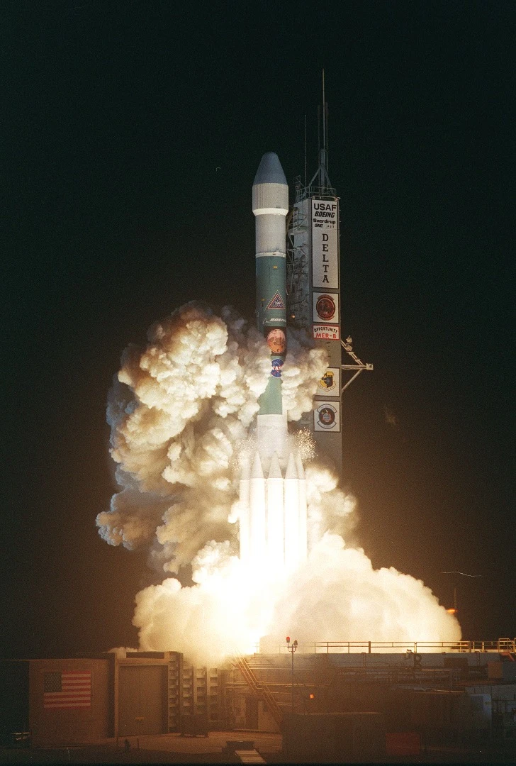 Opportunity lifting off in 2003