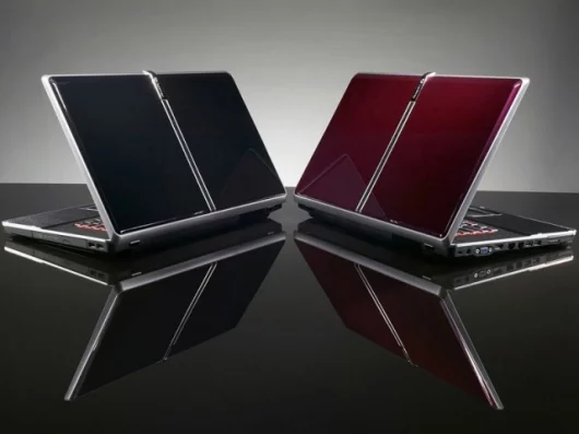 The black MC7803u and burgundy MC7801u from Gateway.