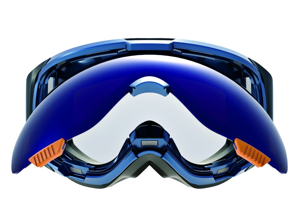 Anon ski goggles use lenses for easy swapping