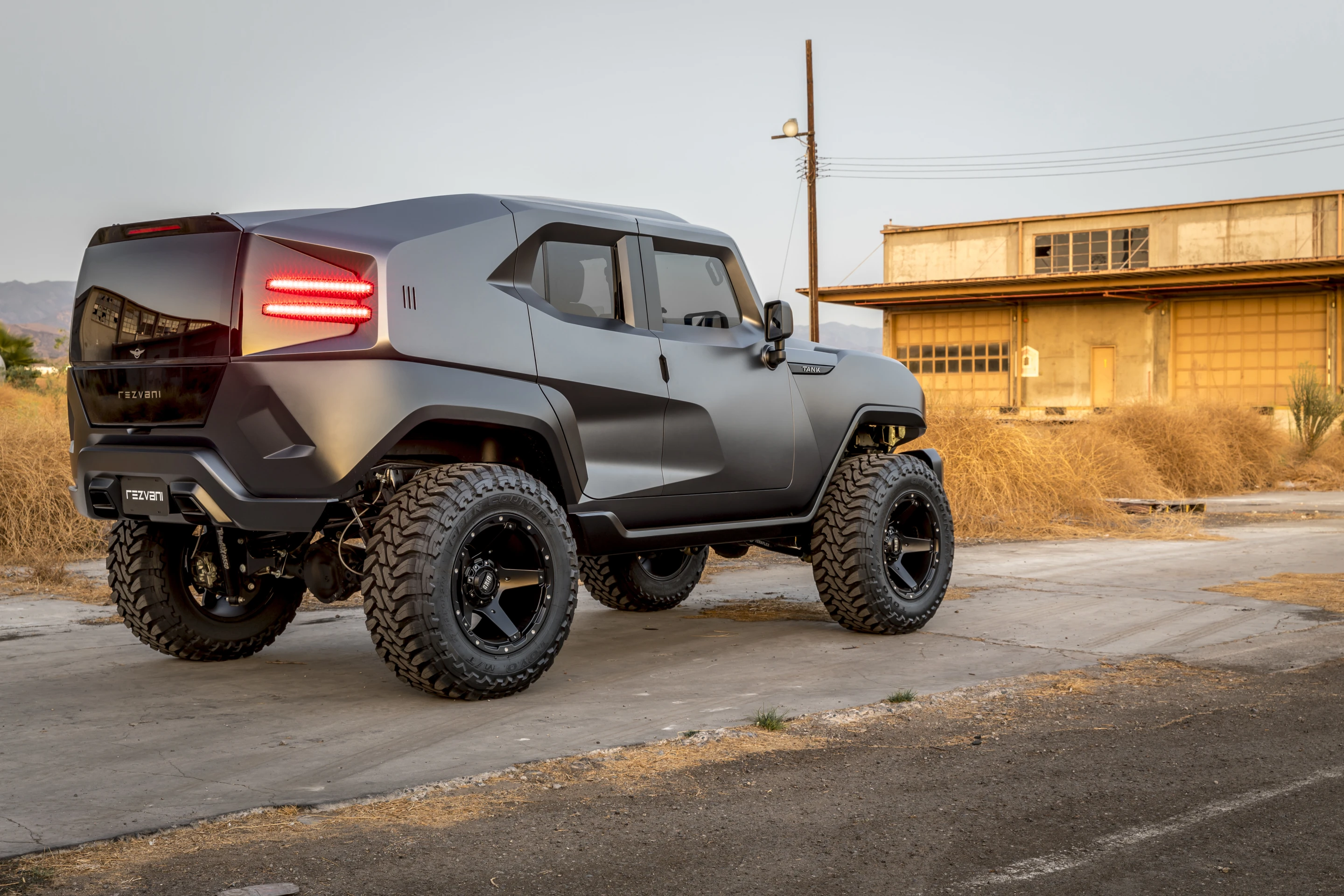 The all-new Rezvani Tank
