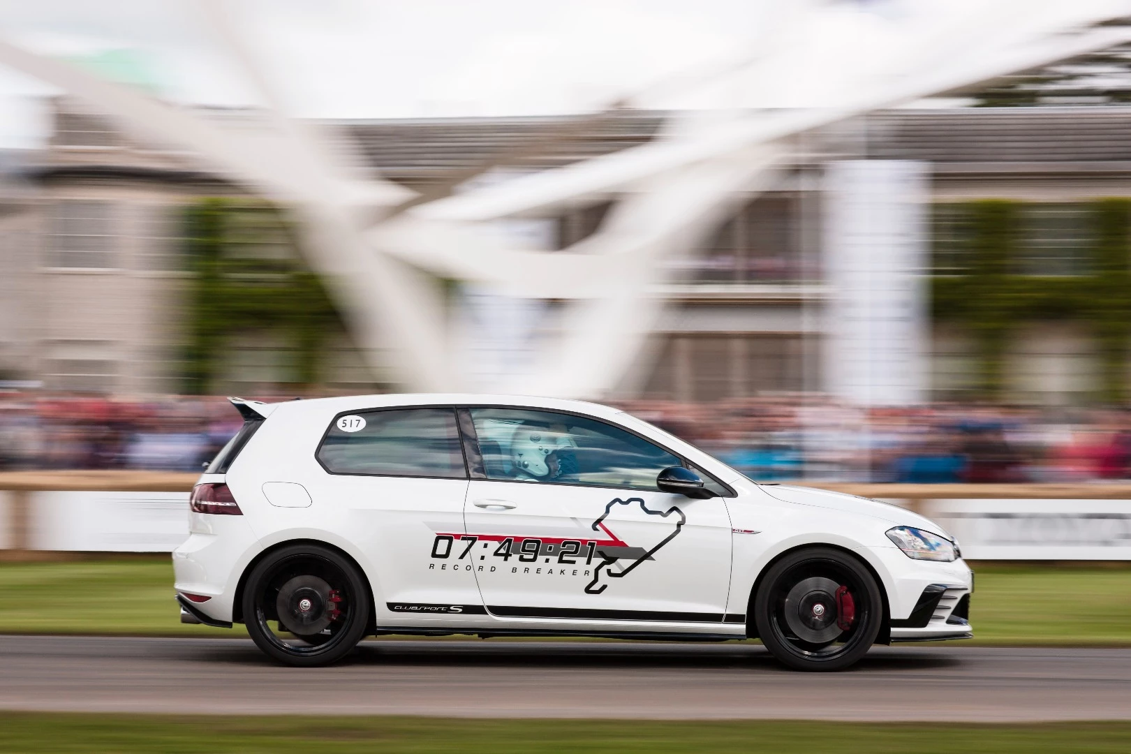 The Volkswagen Golf GTI Clubsport S is the fastest front-drive car around the Nurburgring Nordschleife