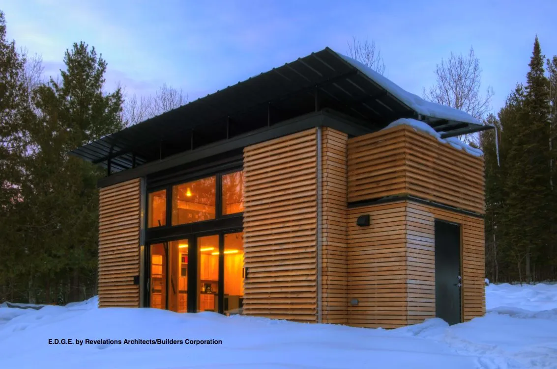 The 320 square-foot EDGE house