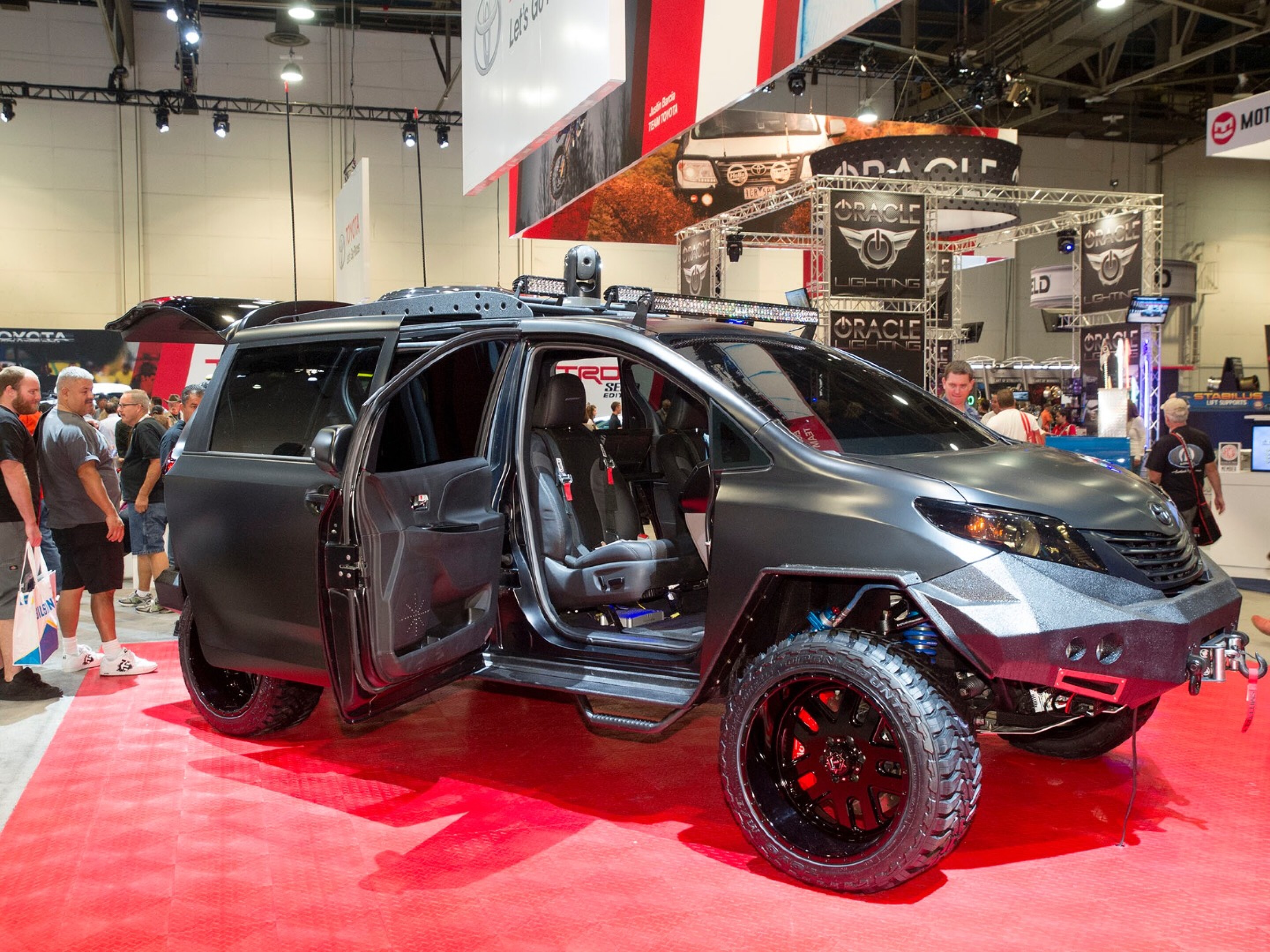 Toyota's Ultimate Utility Vehicle minivan takes its swagger off road