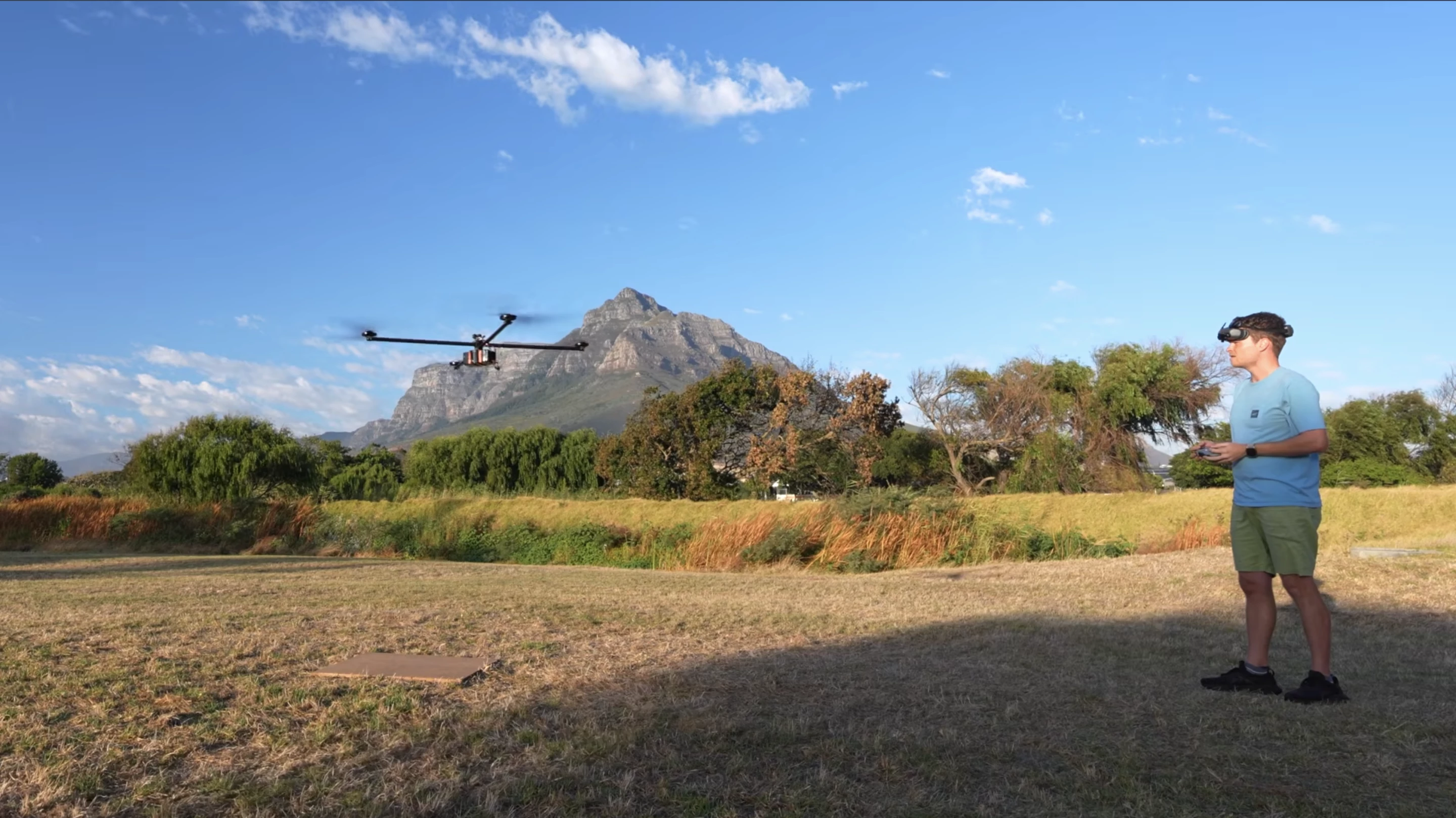 Luke Bell's team has not only built the world's most efficient battery electric drone, but also holds the official Guinness record for the fastest RC drone