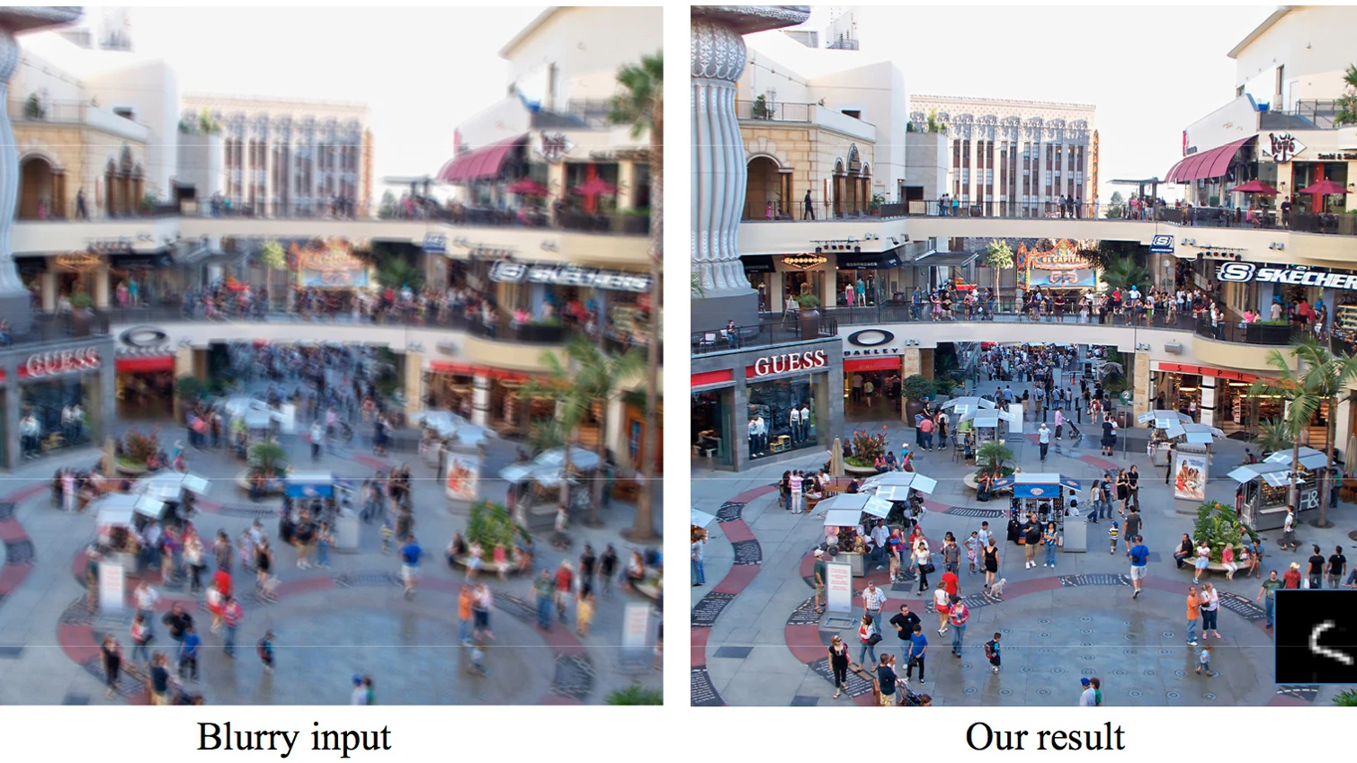 Adobe's de-blur plug-in in action