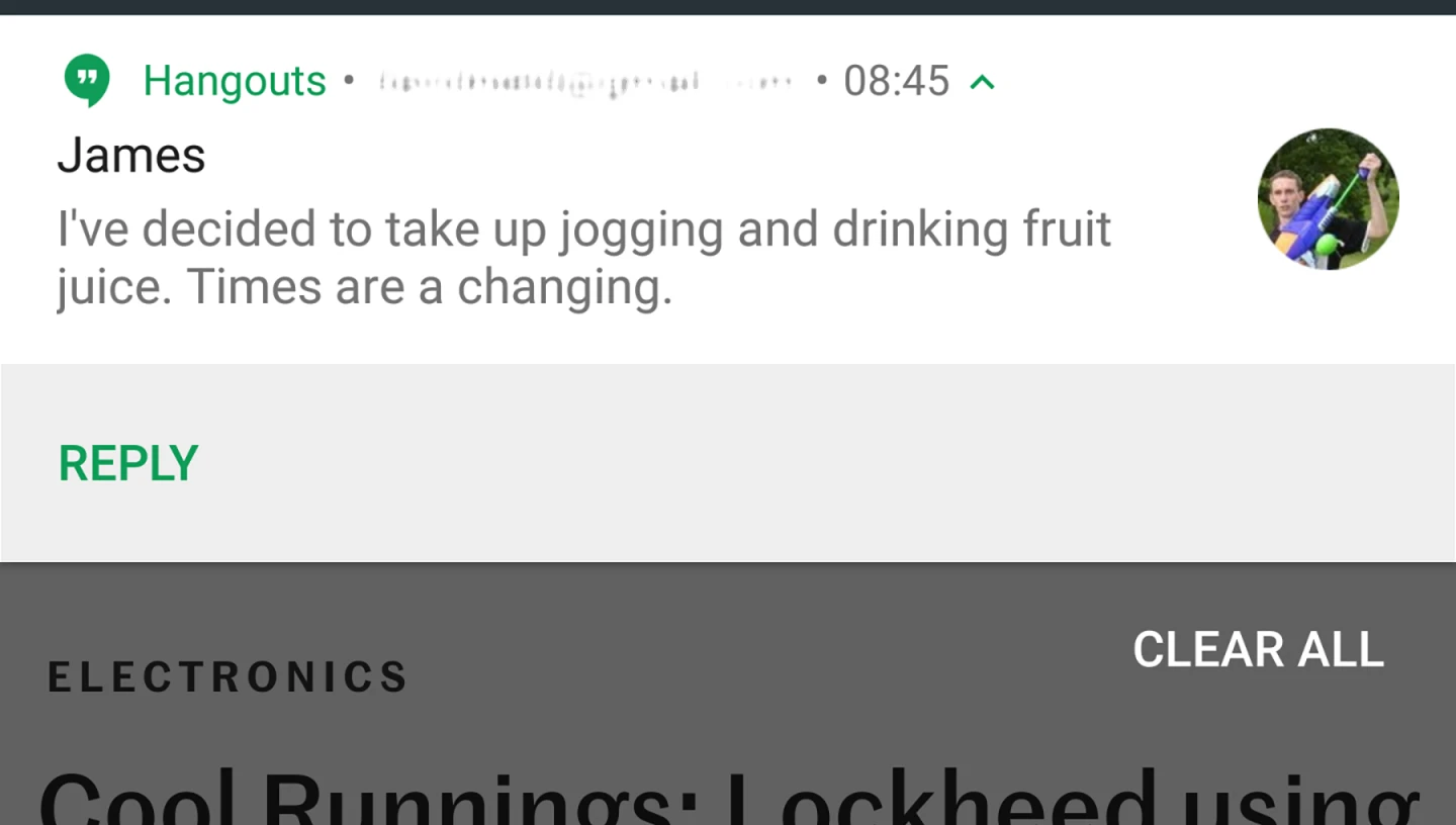 There's improved support for dealing with notifications without having to open each app