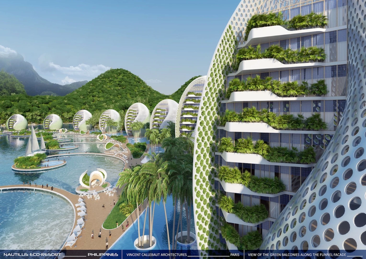 The Nautilus Eco-Resort was one of most exciting concepts seen in 2017 with its Fibonacci-inspired shape