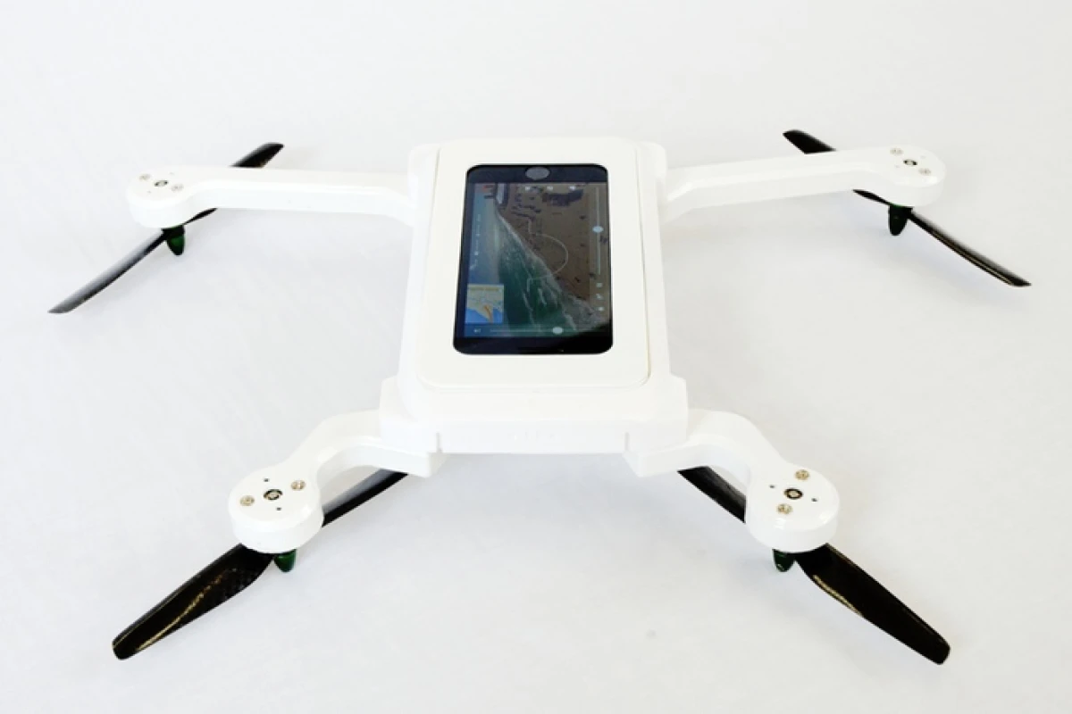 The PhoneDrone uses your smartphone as its brains