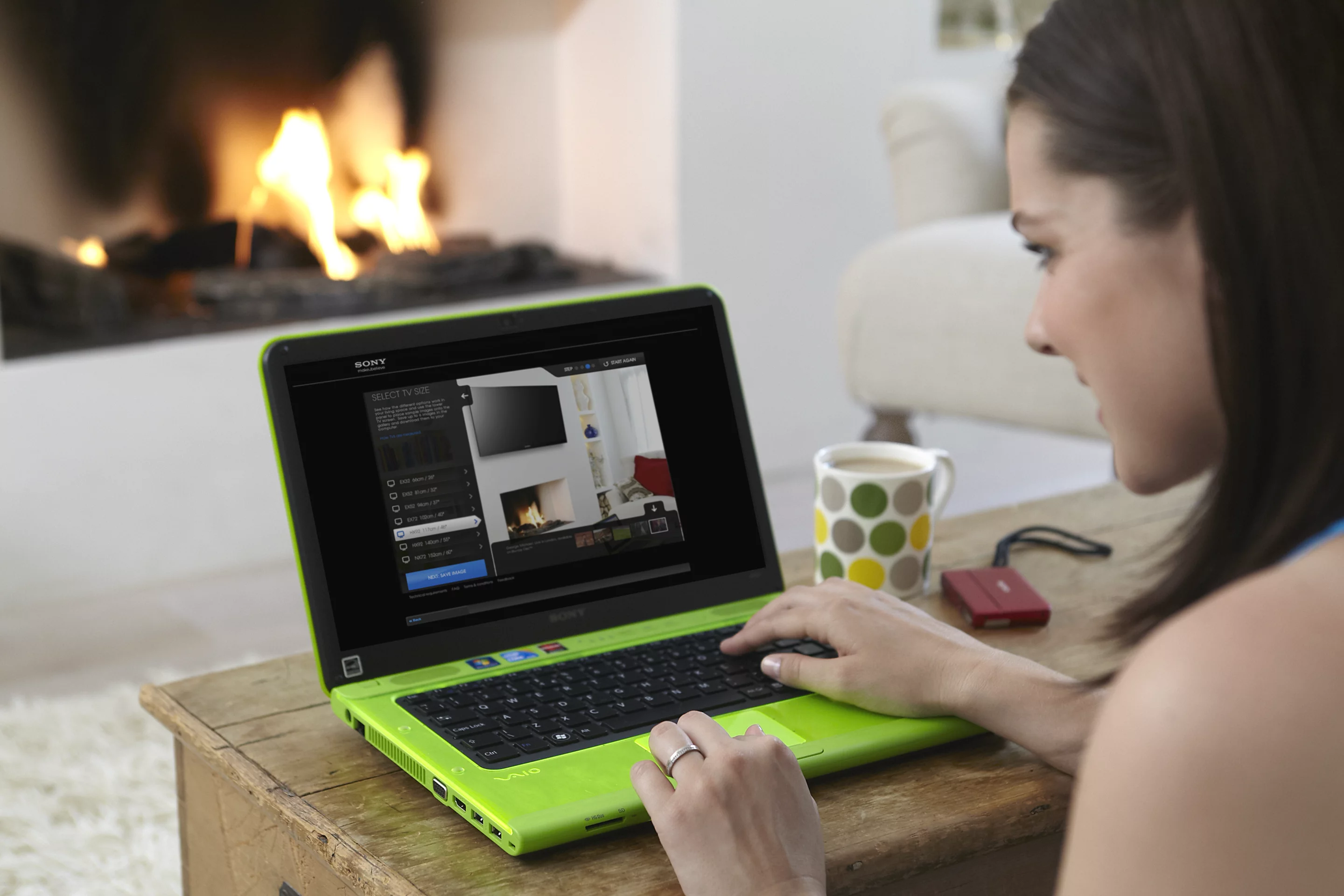 Sony UK has announced an online tool that allows TV buyers to place a marker in a room, take a photo and then virtually try out different sized screens via an enhanced image