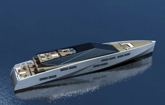 The WallyIsland 325-foot gigayacht