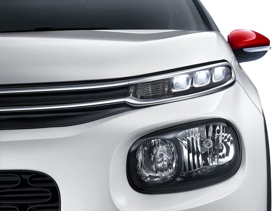 The two-tier headlamp treatment from the C4 Cactus have made it onto the C3