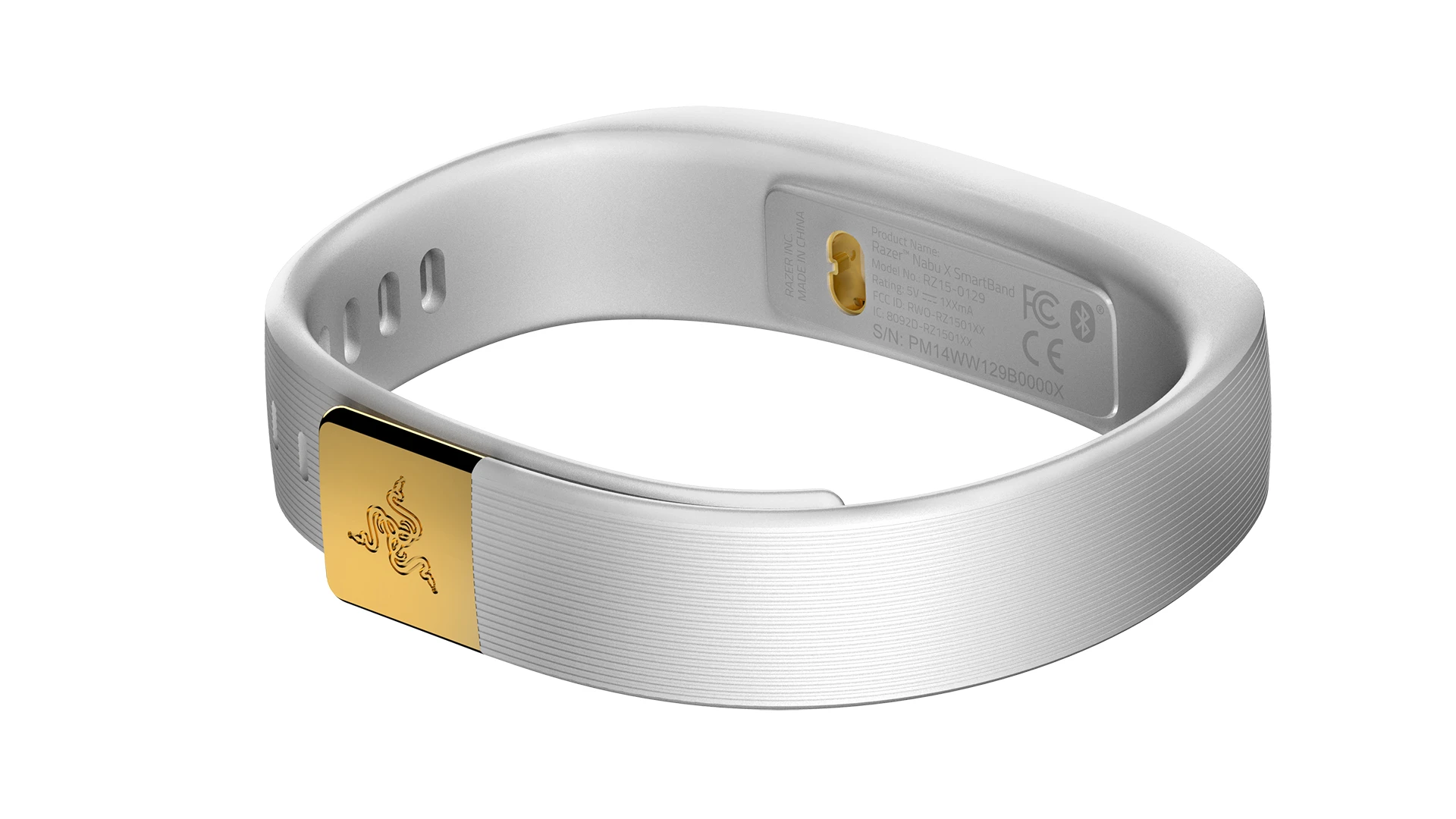 The wearable links to both iOS and Android devices via Bluetooth Low Energy