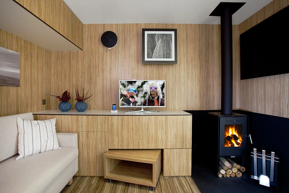 A number of off-the-shelf interior finishes are available, though one-off designs can also be requested