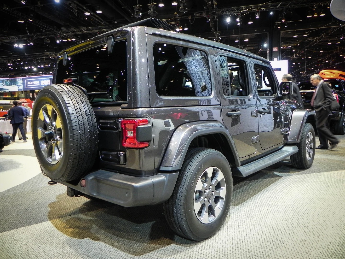 The four-door Unlimited variant, which is actually very popular among buyers
