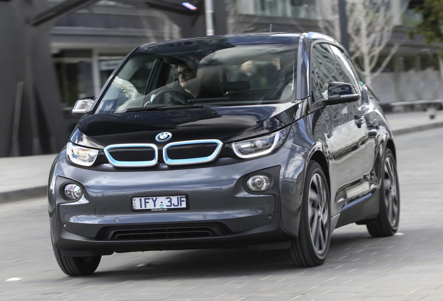 The BMW i3 is zippy around town and a lot of fun to drive