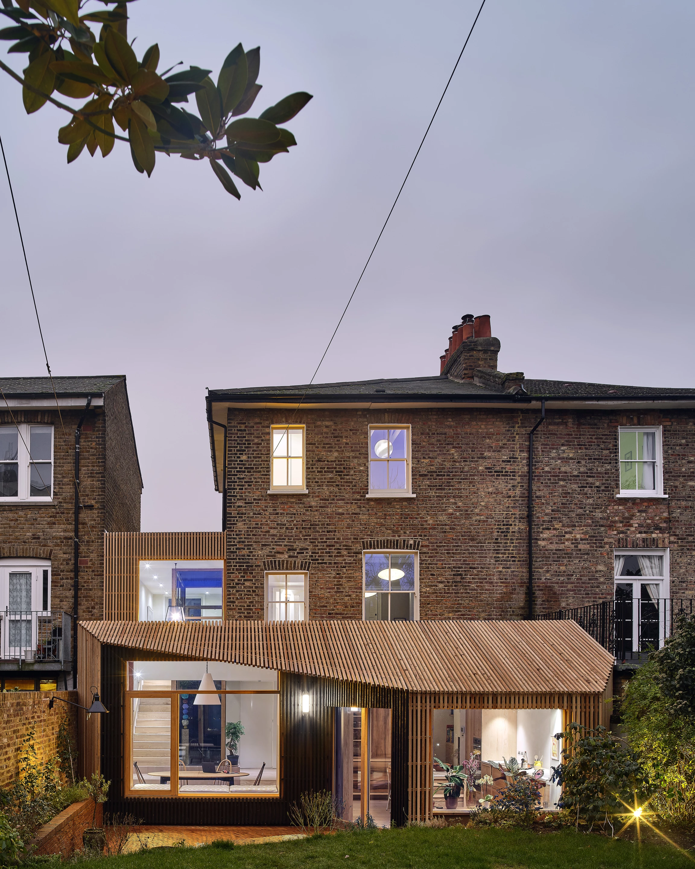 Grain House was designed by Hayhurst & Co Architects and is located in London. It involved remodeling and extending an existing family home, opening it up to improve natural light and views