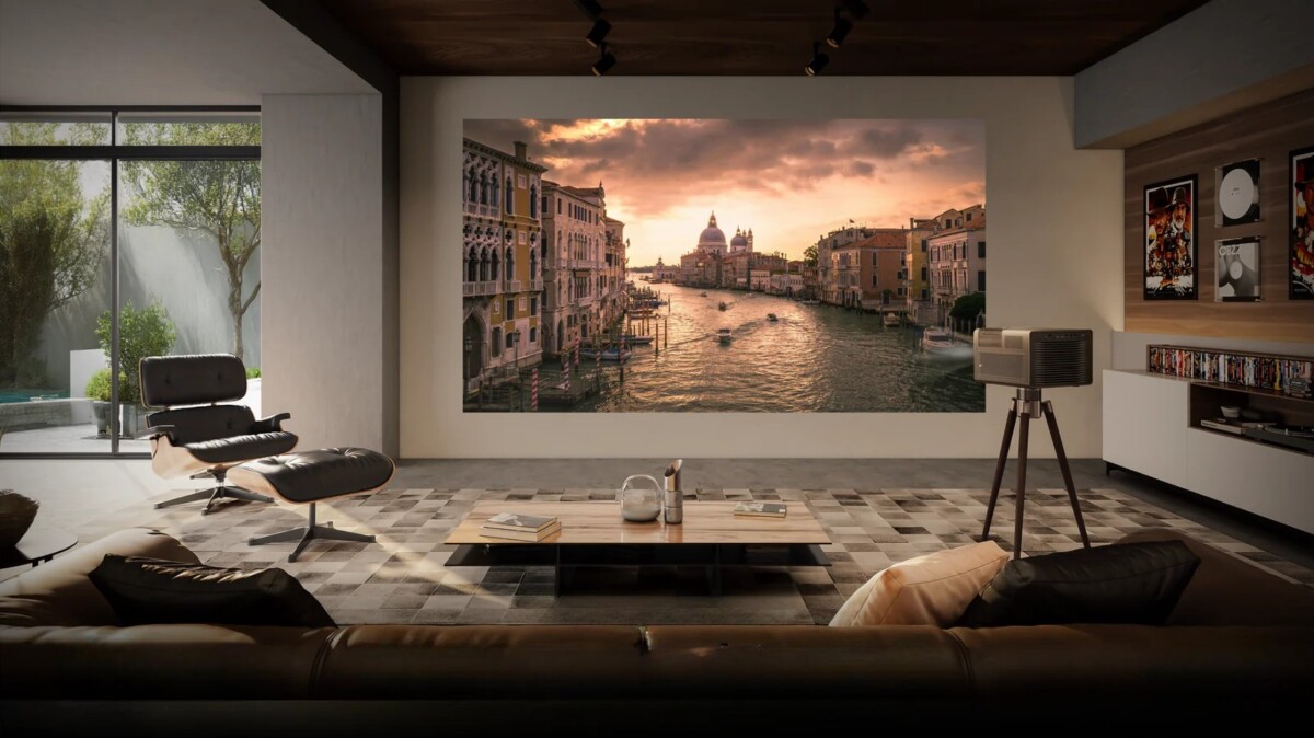 Dual RGB-laser projector promises lights-on viewing up to 300 inches