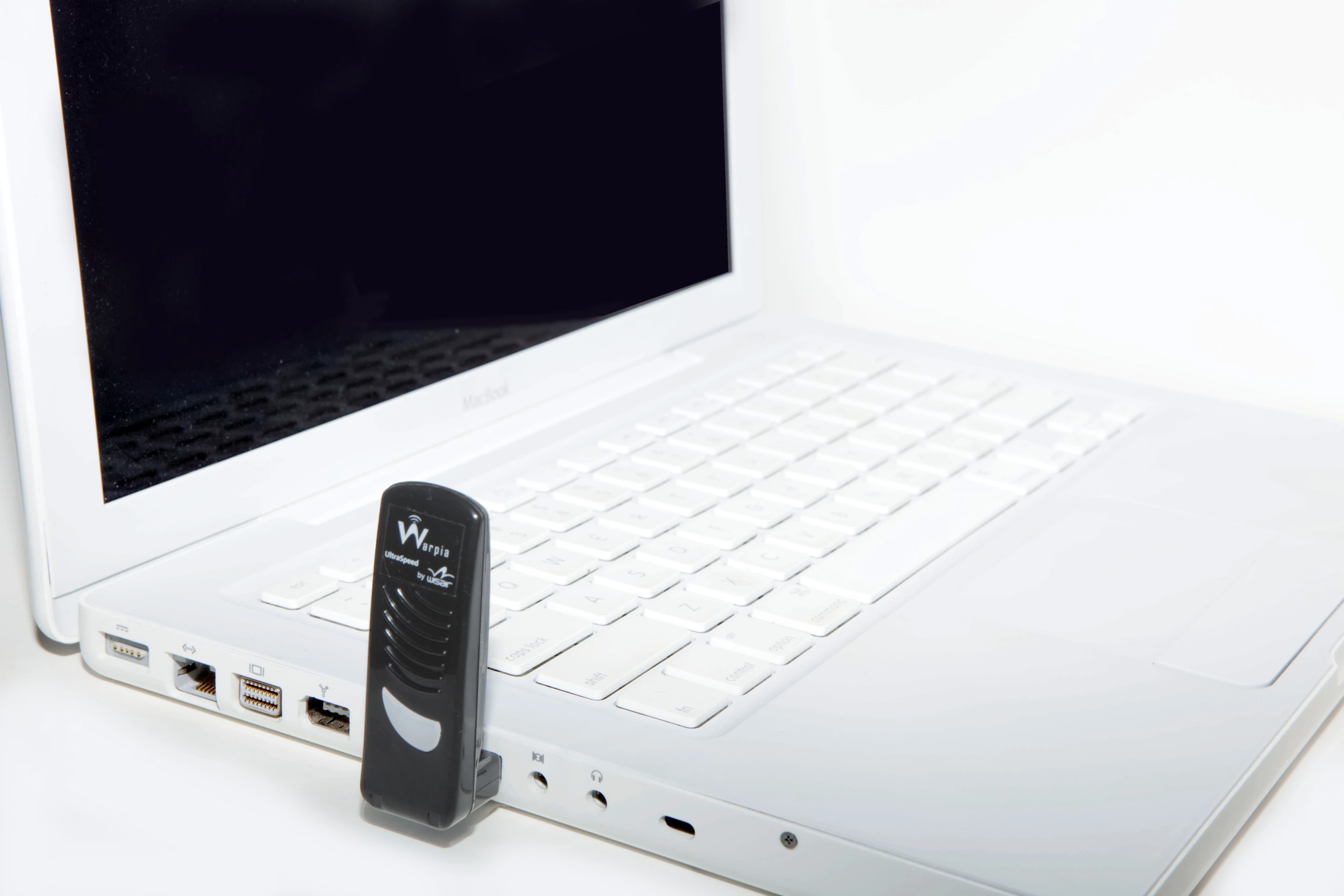 Once plugged into a laptop, the wireless transmitter will instantly connect to the receiver without leeching from an internet connection