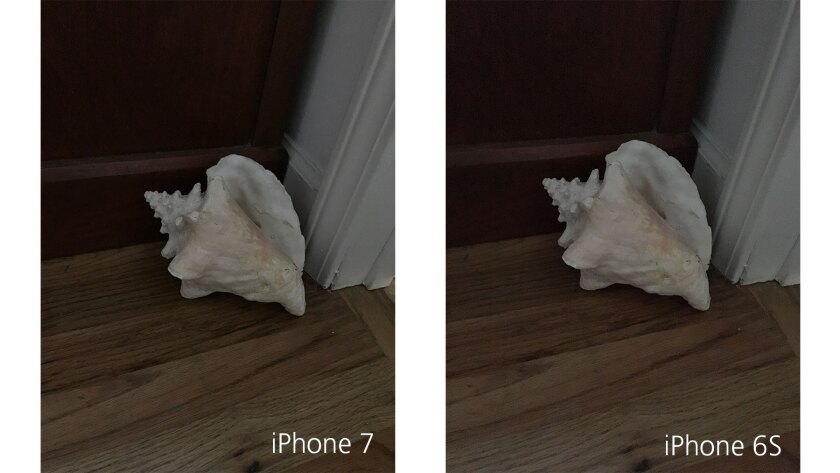 Comparison of low-light shooting capabilities (no flash)