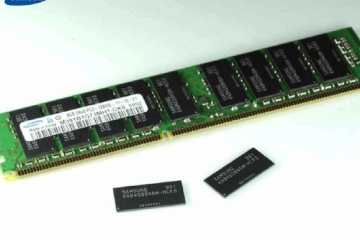 Samsung's 4Gb DRAM chip