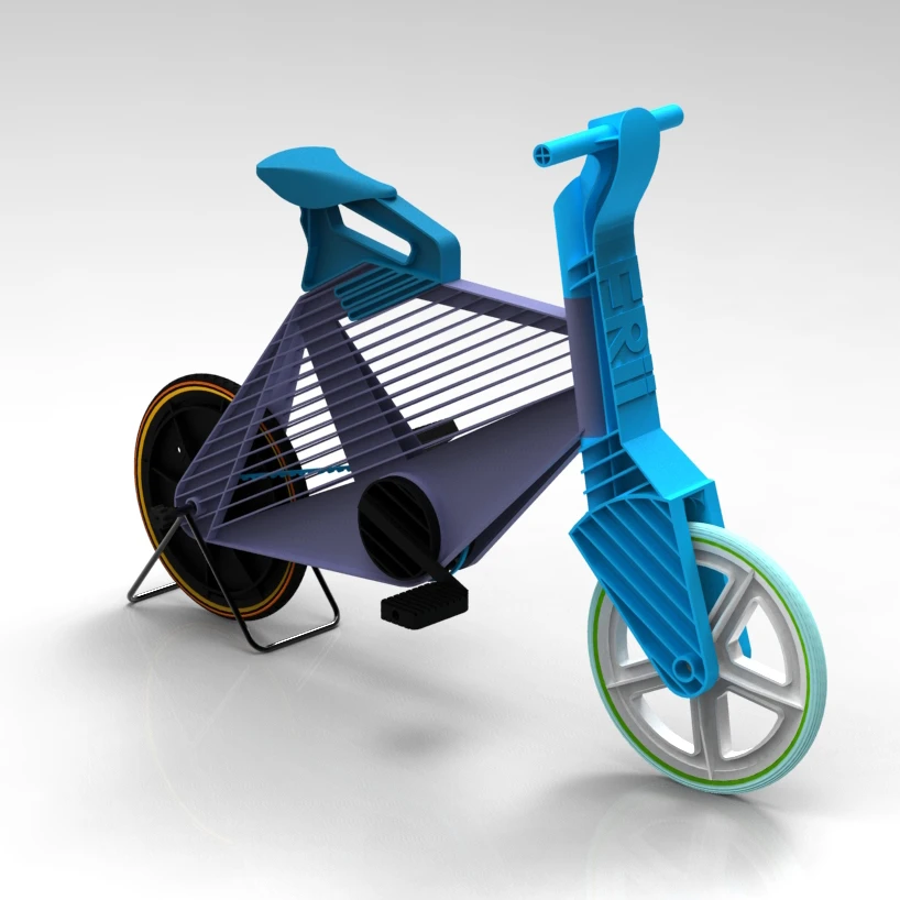 The Frii recycled plastic bike