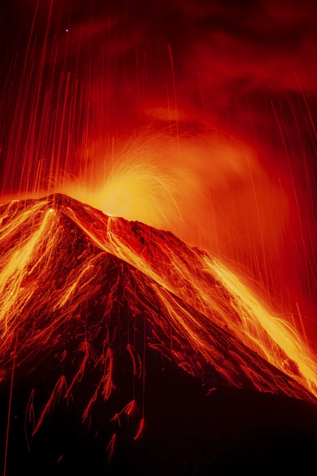 Volcán De Fuego.
