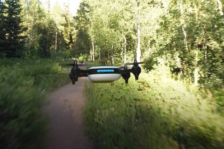 Teal drone: streams vision back to a phone, tablet or VR headset in 720p