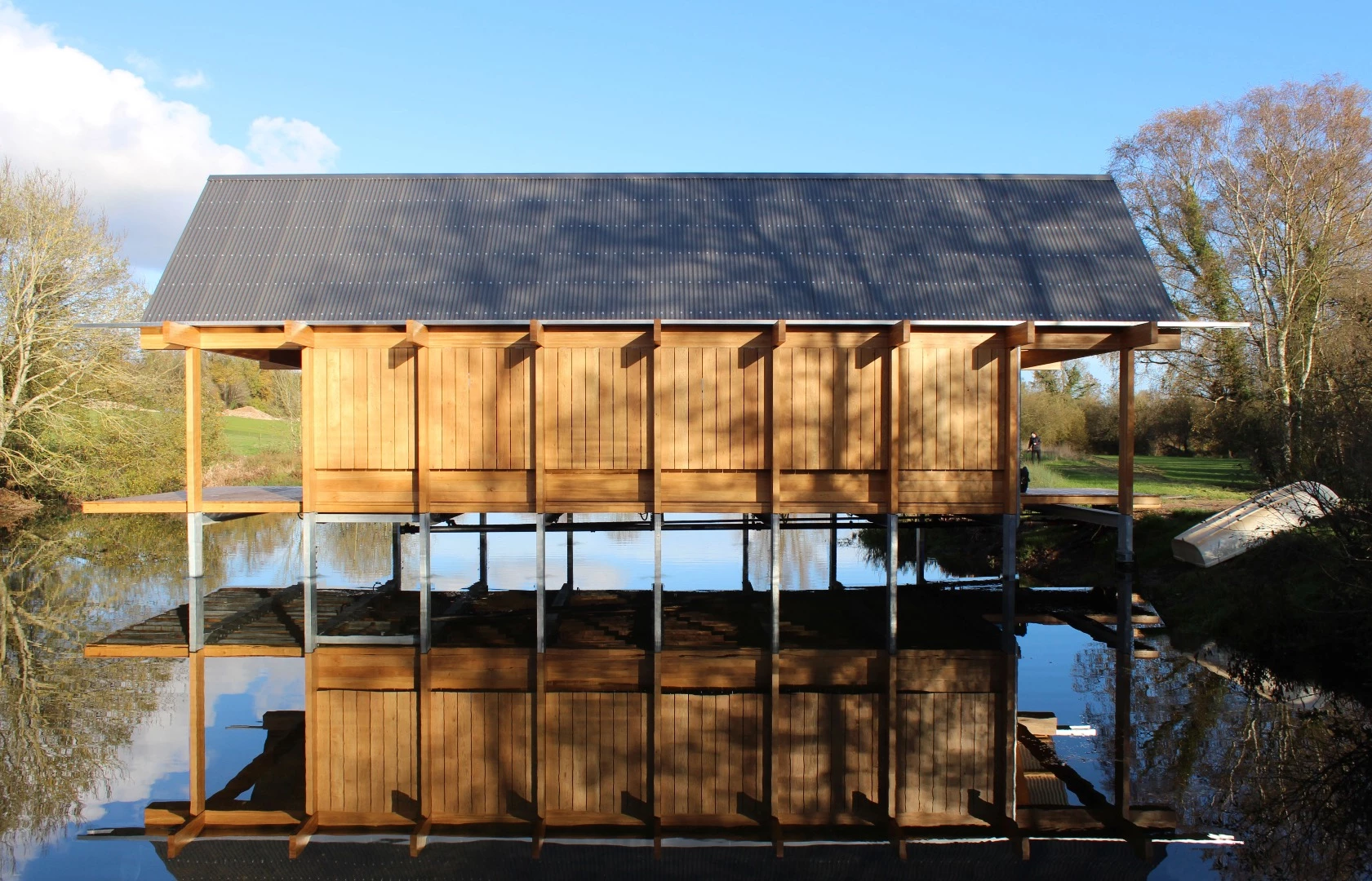 Niall McLaughlin Architects makes a deserving appearance with its Fishing Hut