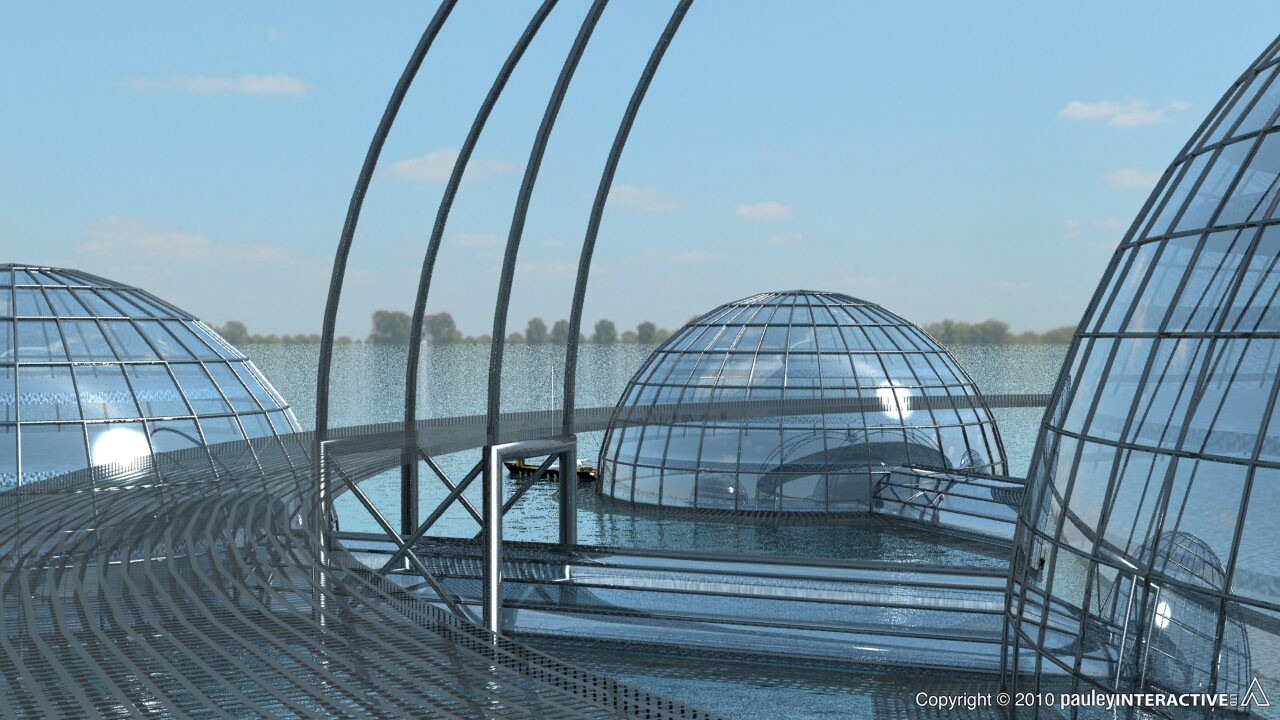 Sub-Biosphere 2 is a concept for a self-sustaining marine environment for human, animal and plant life.