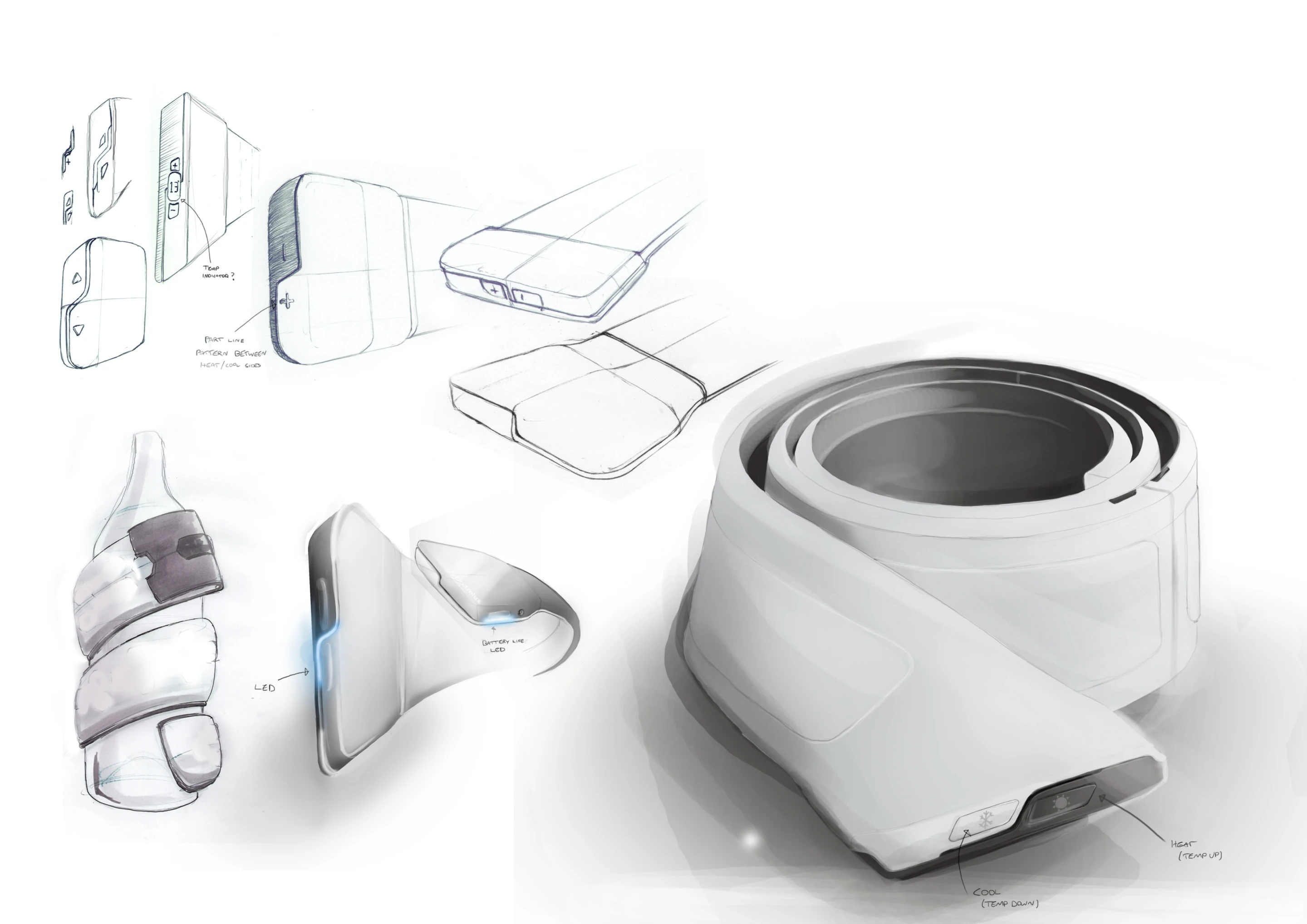 Enzo Kocak's Ribbon portable heater and cooler