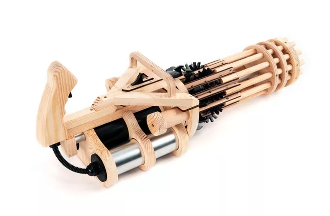 The Rubber Band Minigun by Weaponized T-Rex