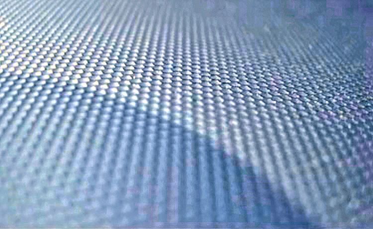 Magnified surface of a piece of reflectance paper (Photo: University of California-Santa Cruz)