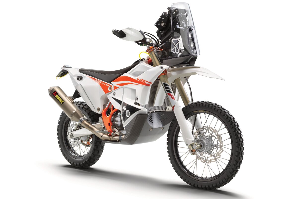 The KTM 450 Rally Replica 2021 is the closest thing you can buy to a Dakar bike off the shelf
