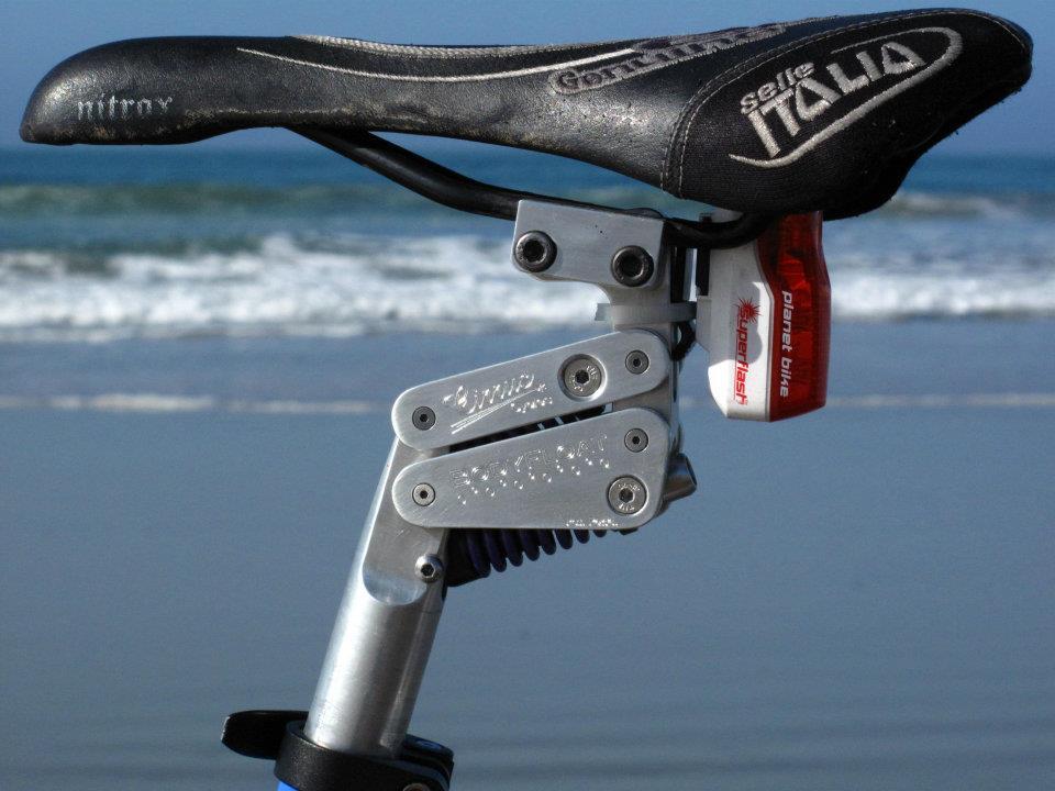 The suspension system allows up to 1.5 inches of true vertical travel, with the option to pre-load down to less than a quarter of an inch
