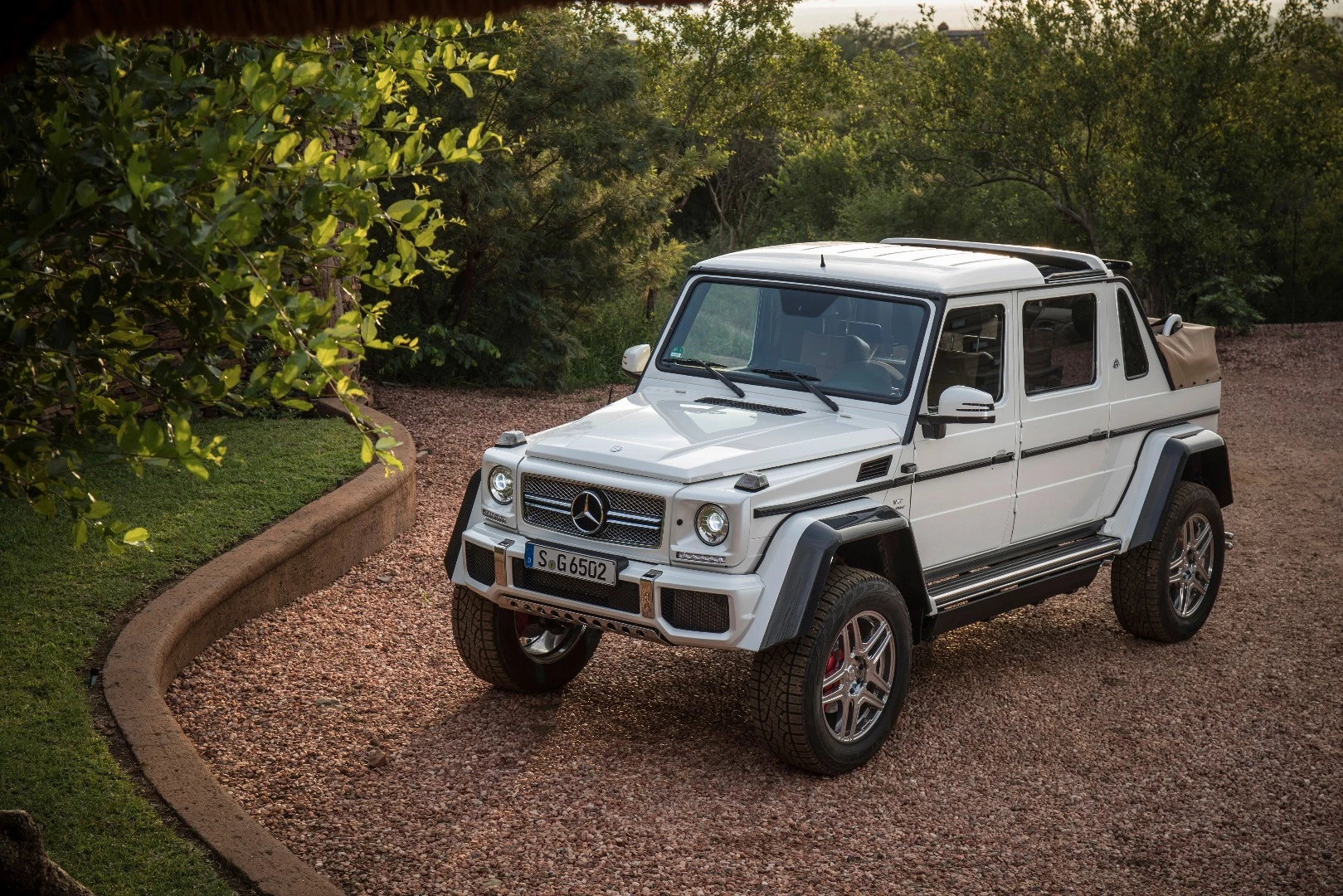 The Mercedes-Maybach G650 Landaulet was priced at €630,000 + VAT
