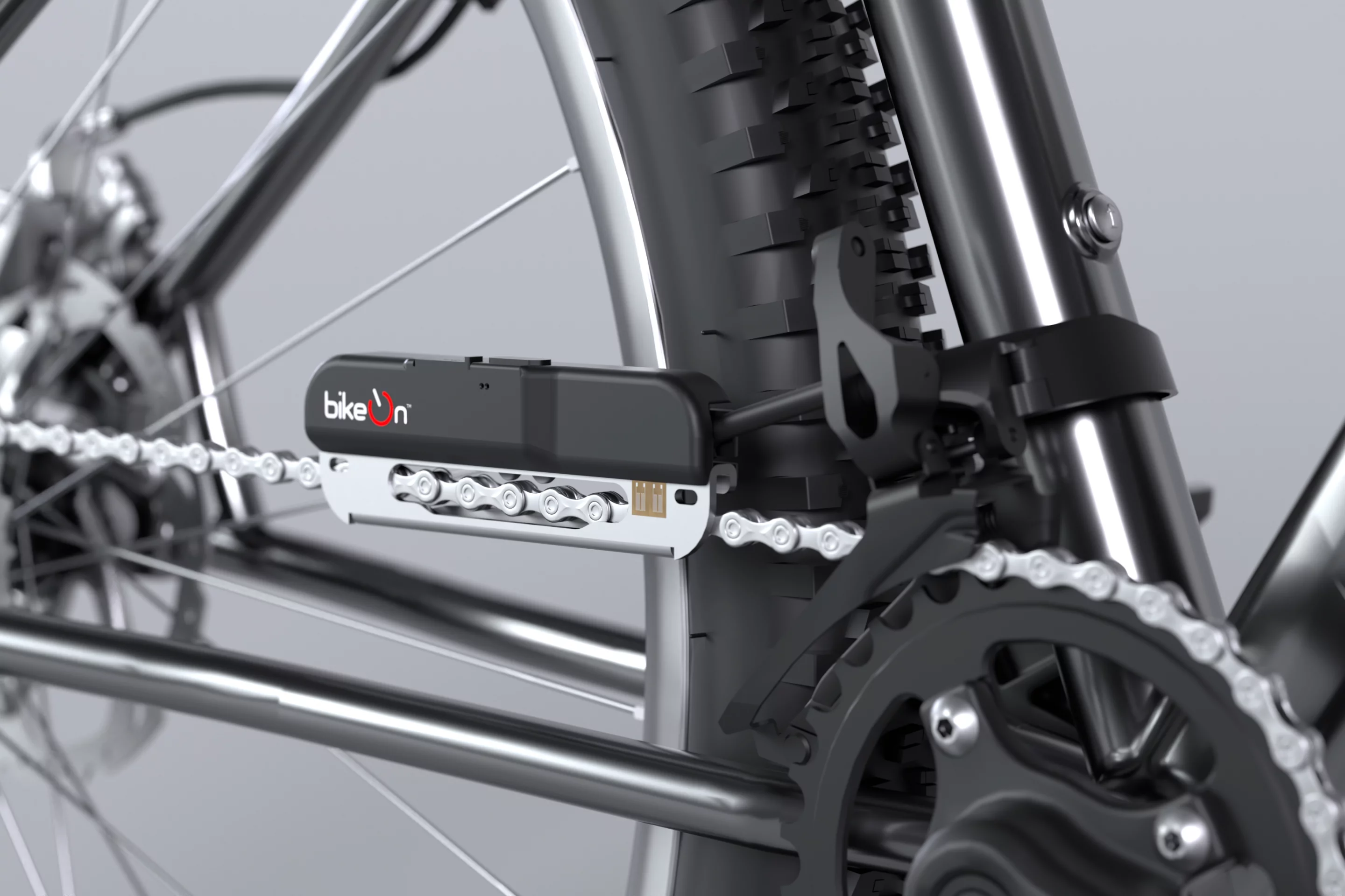 The CycleClick power meter provides data such as power output, torque, cadence and calories burned