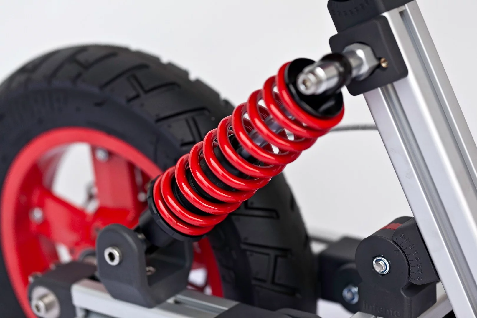 Detail on Infento parts, here the shock aborbers