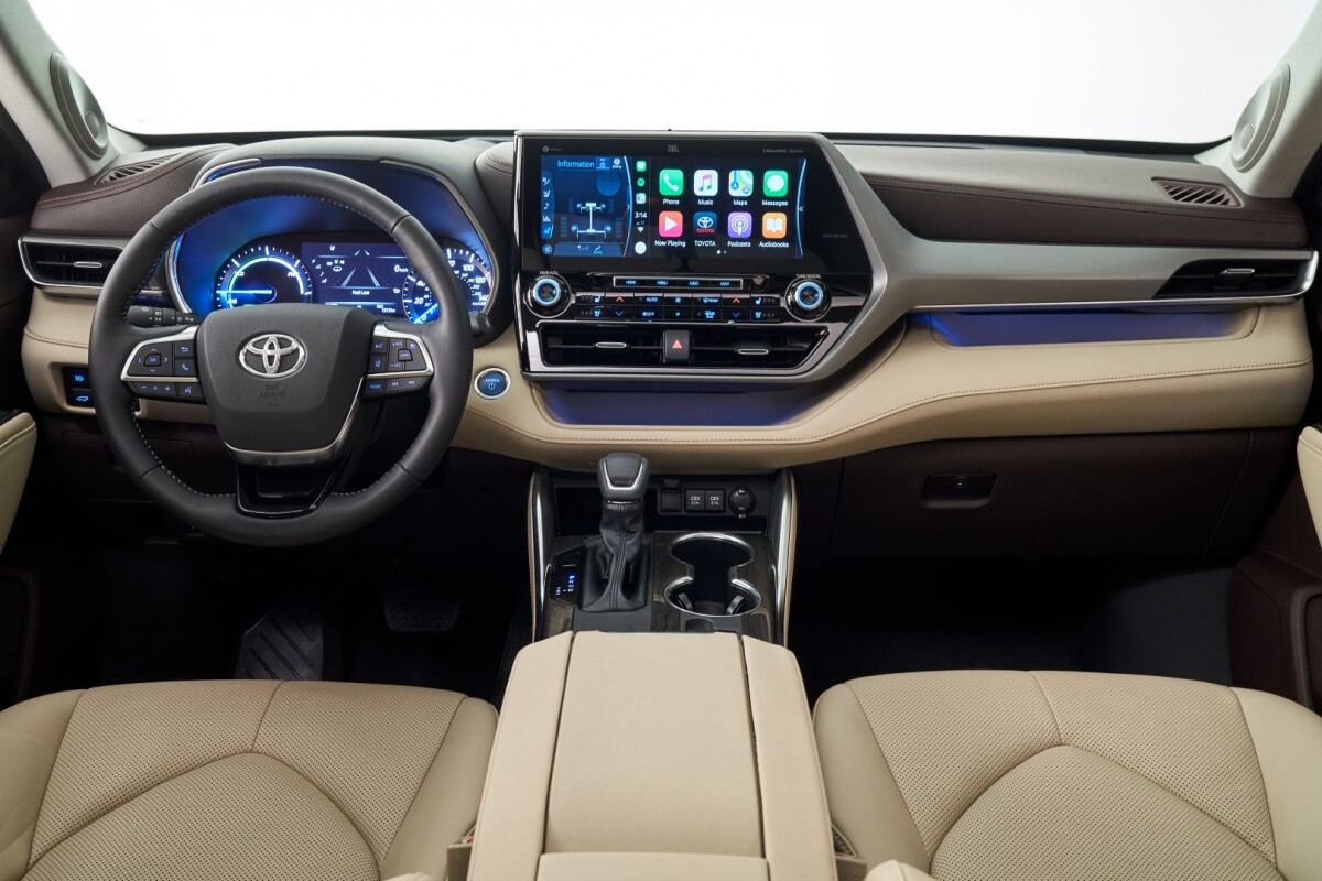 Also new in the 2020 Toyota Highlander is an upgraded multimedia infotainment system