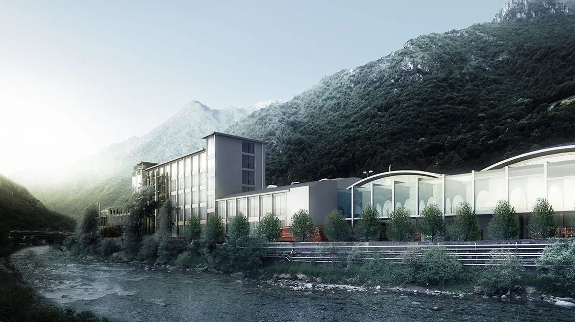 BIG will collaborate with Arup, Studio Verticale and others on the S.Pellegrino Flagship Factory