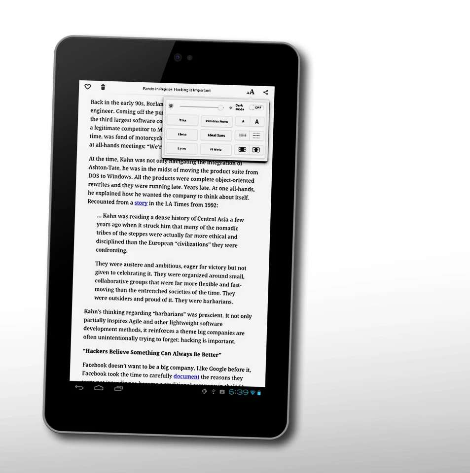 Instapaper, Pocket, and Readability all give you clutter-free views of news articles