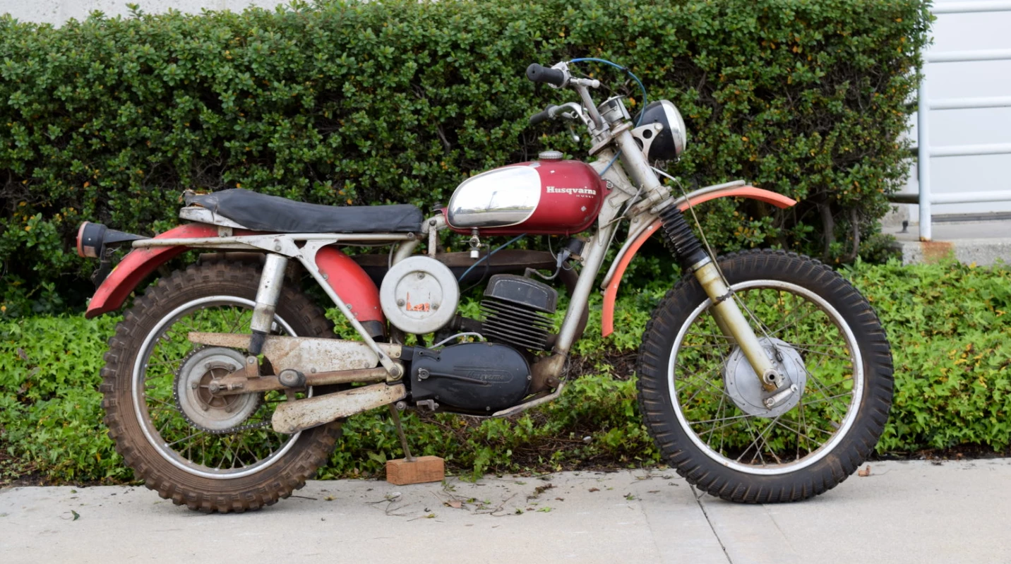 It didn't sell, but if the $90,000 bid (effectively $99,000 with commission) on this 1968 Husqvarna 250 Commando had been accepted it would have become one of the most valuable off-road motorcycles ever sold at auction, and one of the most valuable two-stroke motorcycles ever sold at auction. Purchased by Steve McQueen for the 1968 International Six Day Trial held in Poland that year. Auction Description