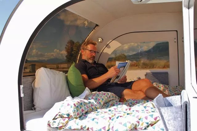 Inside the Droplet trailer