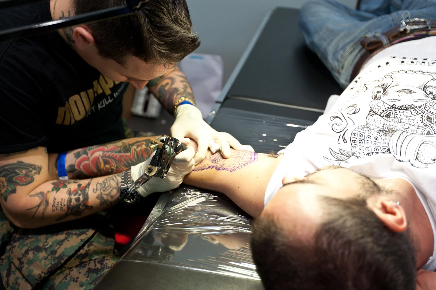 The research indicates that the more tattoos you get, the stronger your immune system